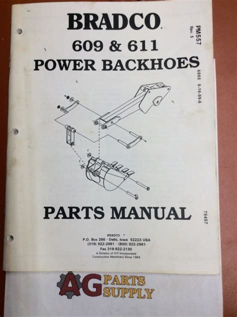 bradco backhoe parts diagram